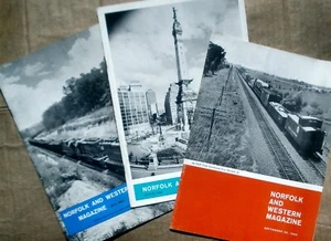 Norfolk und Western Magazin Vintage 1966 Juli August Sept Posten von 3 Eisenbahnangestellten - Bild 1 von 4