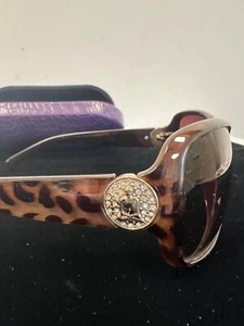 Carol Brodie Budda Sonnenbrille, Hartschalenetui und Putztuch brandneu - Bild 1 von 5