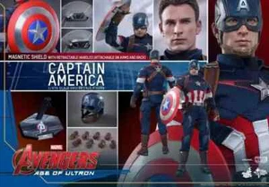 EN STOCK Nuevo Hot Toys MMS281 Avengers Age of Ultron Capitán América Chris Evans - Imagen 1 de 4