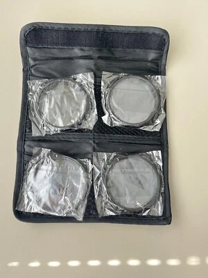 Close-Up Macro Lenses 58MM 4 pcs Filter KIT Set +1 / +2 / +4 / +10 w/ Case - Image 1 of 4