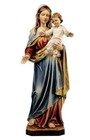 Wunderschöne Geschnitzte Muttergottes mit Kind, Maria, Madonna mit Kind Holz Neu