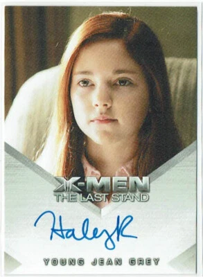 X-Men 3 The Last Stand Movie 2006 Autograph Card Haley Ramm as Young Jean Grey - Image 1 of 2