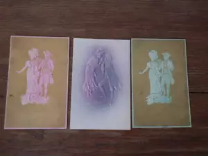 4x CPA Postkarte ILLUSTRATOR galante Paare CHROM WAFFEL Dandois à NAMUR 1900 - Bild 1 von 4