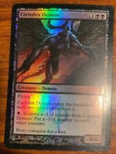 2010 MTG Scars of Mirrodin Foil #57 Carnifex Demon Used Free Shipping
