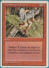 Earthquake (WB) Revised (FRENCH) MINT Red Rare MAGIC CARD (ID# 104435) ABUGames
