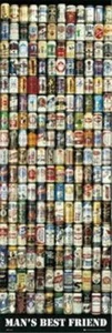 Man's Best Friend Beer Poster 12x36 - Picture 1 of 1
