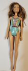 Barbie Water Play Beach Brunette Doll Swimsuit C191