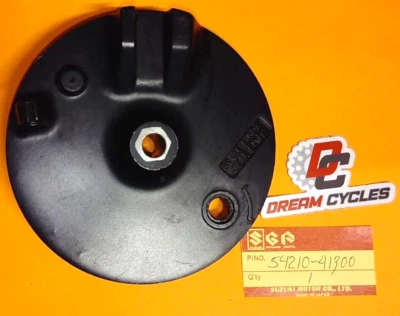 Placa de respaldo delantera genuina Suzuki RM125 RM400 DR370 RS175 RS250 NUEVA RM 250 Foto 1 de 2