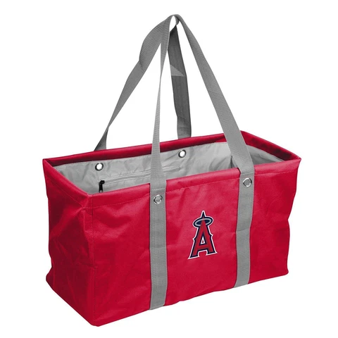 Logo Chairs MLB Picnic Caddy Basket Los Angeles Angels Cover
