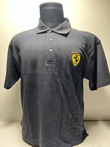 Ferrari Scuderia SF Team Logo Herren Polo , F1 Formel 1 schwarz M - Picture 1 of 1