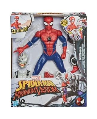 Spiderman Maximum Venom with Venom Gear Web Action Figure Hasbro Toy 30cm 12" - Image 1 of 4