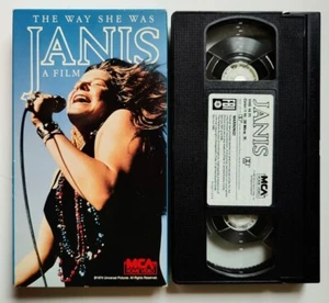 The Way She Was - Janis A Film - Janis Joplin - VHS 1974 - 60s Rock - Picture 1 of 3