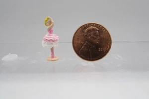 Dollhouse Miniature Ballerina Statue - Hand Painted - Metal MUL4165 - Picture 1 of 2
