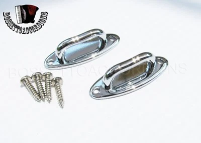 BOSSETTO ACCORDIONS Accordion Shoulder Straps Pair Bracket Clasp Akkordeon Ersatzteile Italy