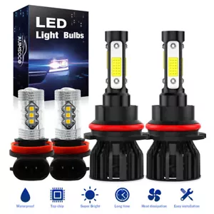 For Suzuki SX4 2007 2008-2013 White 4sides LED Headlight High Low Beam Fog Light - Picture 1 of 16