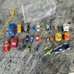 Lot of 27 Vintage Diecast and Plastic Cars Hot wheels Tonka V-Tech Fisher Price - Picture 1 of 24
