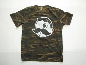 Amboss Shirt Herren Small Camo Camouflage Grün Natty Boh Bier Grafik Tee T-Shirt - Bild 1 von 6