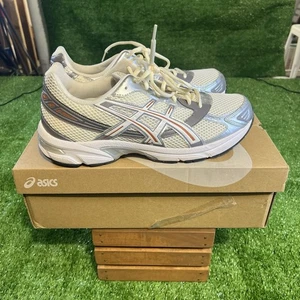 Mens ASICS Gel-1130 Cream/White/Orange Lace Up Running Shoes Sneakers Mens 11 - Picture 1 of 6
