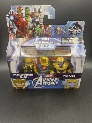 Marvel Minimates Walgreens Wave 2 Avengers Assemble Dark Avengers Thor y Thanos Foto 1 de 4