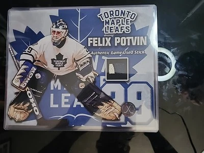 Felix Potvin Toronto Maple Leafs Game Used Stick Picture With Coa — 第 1/2 张图片
