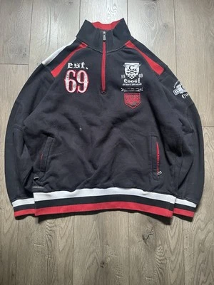 Parches bordados Coogi vintage Y2K 1/4 cremallera cuello tortuga Foto 1 de 4