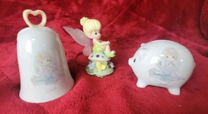 Precious Moments Bell Bank Birthstone TinkerBell With Light Up Wings June - Picture 1 of 7