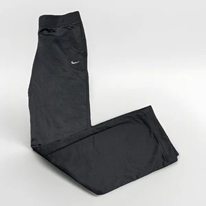 VTG Nike Swoosh The Athletic Department Black Sz XS Pockets Athletic Pants Y2K - Picture 1 of 11