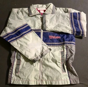 Wilson Girls Nylon Weather Lite Weight Jacket Size 10-12. - Picture 1 of 12