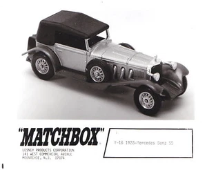 Pressefoto MOY Y-16 1928 Mercedes Benz SS etwa 1974 - Bild 1 von 1