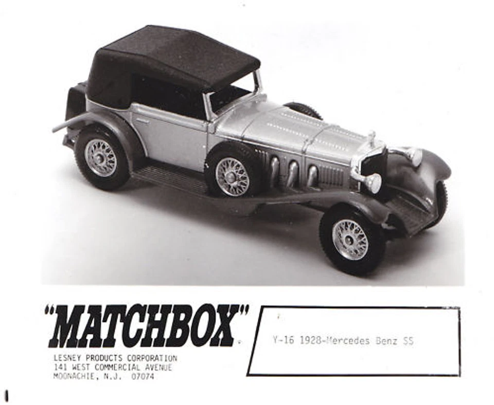 Pressefoto MOY Y-16 1928 Mercedes Benz SS etwa 1974 - Bild 1 von 1