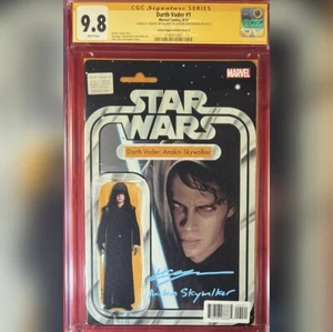 DARTH VADER #1 ACTION FIGURE CGC 9.8 SS HAYDEN CHRISTENSEN ANAKIN SKYWALKER JTC - Picture 1 of 1
