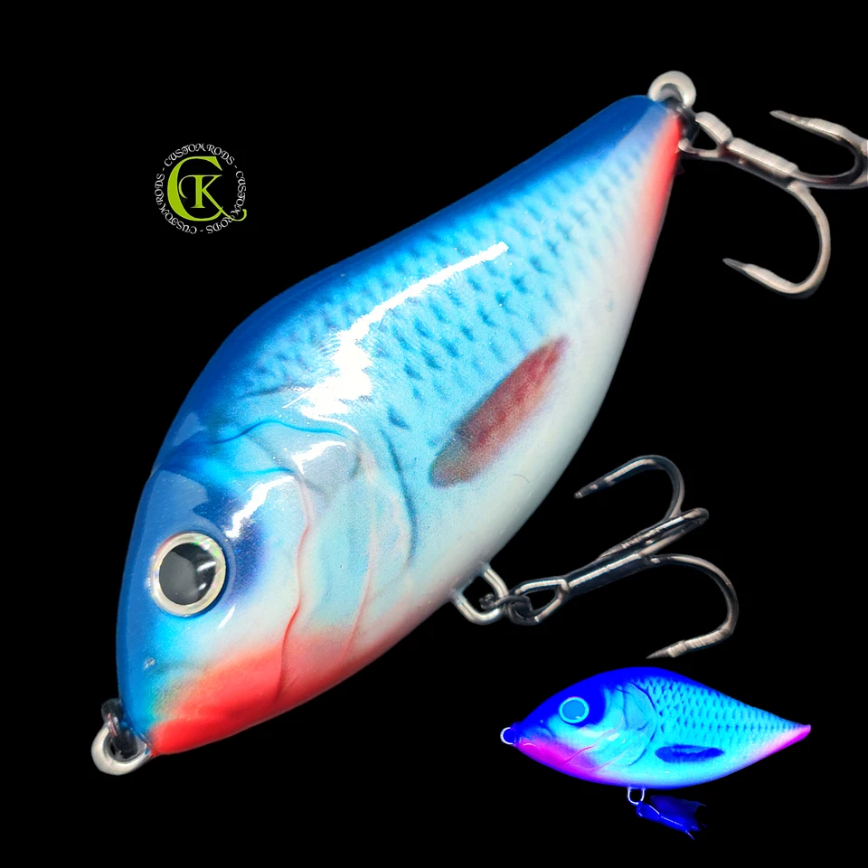 Jerkbait Plötze Jerk Hardbait Topwater Glider Wobbler Swimbait Raubfisch BIGBAIT - Bild 1 von 1