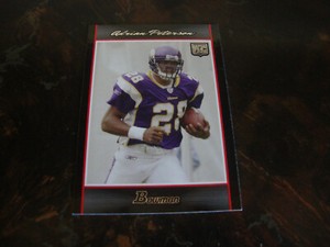 2007 Bowman Football---Rookie---#126 Adrian Peterson