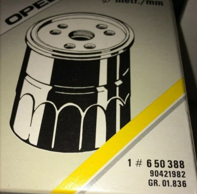 Original GM Opel 90421982 Filtro de Aceite Ascona C Astra F Kadett E Vectra A - Imagen 1 de 3