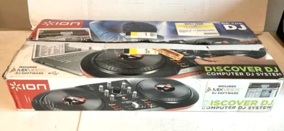 Ion Audio ICUE3 Discover DJ System USB Interface Black/Red for Computer Transfer - Image 1 of 4