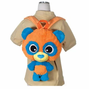 Zaino peluche Happy Kritters bambini panda orso amici viaggio bambola giocattolo borsa nuovo - Foto 1 di 11