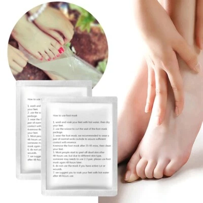 3pair=6 piece Exfoliating Foot Mask Foot Patch Magic Skin Peeling Dead Skin Feet Foto 1 de 4