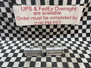 SMC MXQ8-30, MXQ830L, MXQ GUIDED CYLINDER, LOT OF 2, SHIPSAMEDAY#1642V5 - Picture 1 of 6