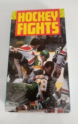 HOCKEY FIGHTS VHS 1991 UNRATED! PLAYERS FANS COACHES Bob Probert NHL - Image 1 of 4