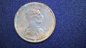 1997 PENNY ERROR DOUBLE EAR DDO WE TRUST - Picture 1 of 4