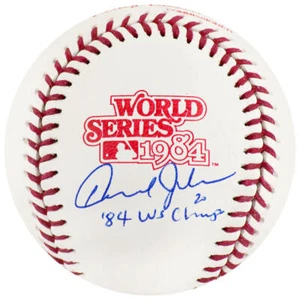 Howard Johnson Signed Rawlings 1984 World Series Baseball w/84 WSC - (SS COA) - Picture 1 of 1