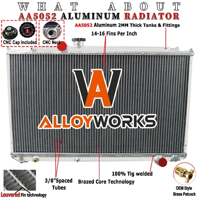 3 ROWS RADIATOR Fit 1996-2000 98  TOYOTA MARK II/CHASER JZX100 1JZ-GTE 2.5 L4 MT Foto 1 de 4