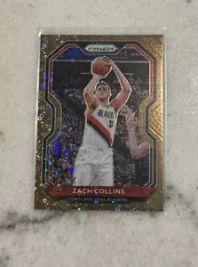 2020-21 Panini Prizm Fast Break Bronze Prizm #/20 Zach Collins #6 SSP - Picture 1 of 2
