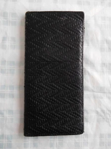 De Vecchi by Hamilton Hodge Weave Woven Checkbook Breast Pocket Wallet Bifold - Picture 1 of 7