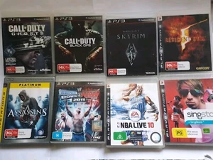 Playstation 3 PS3 - 8 Games in Total Call of Duty Skyrim Assassin's Creed WWE... - Picture 1 of 5