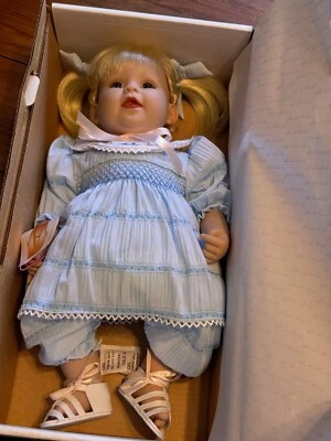 De colección Adora Original Una Muñeca Fina Artesana Nombre Tu Propio Bebé con Pelo Rubio Foto 1 de 4