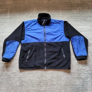 Viking Tempest Mens 2XL Blue Fleece Hiking Outdoors Full Zip Brave The Elements - Picture 1 of 19