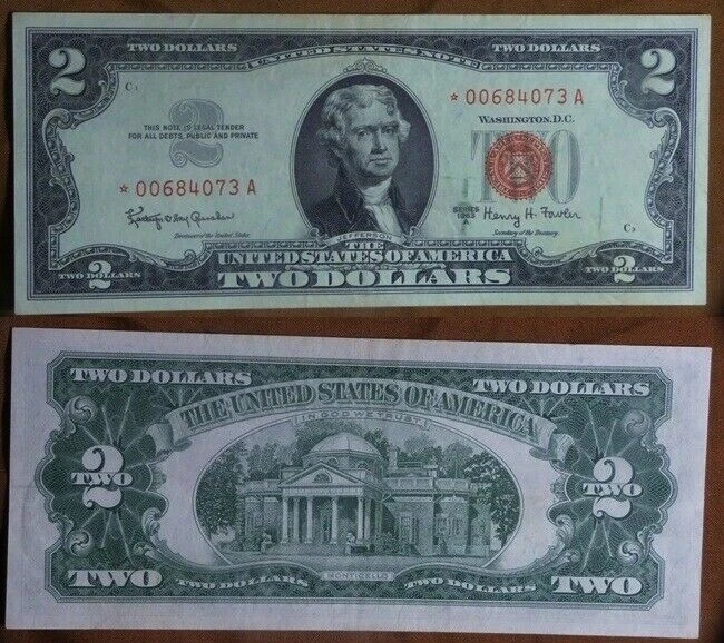 Currency: USN $2 1963A *Note AU IRPM06 - Image 1 of 1