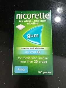 NICORETTE ICY WHITE 4mg GUM X 105 Pieces - Picture 1 of 1
