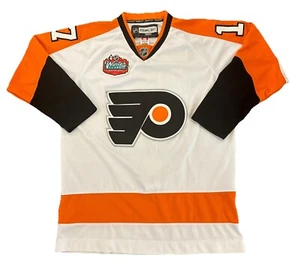 Philadelphia Flyers Jersey 50 Carter CCM Men’s White Winter Classic 2010 Strap - Picture 1 of 11